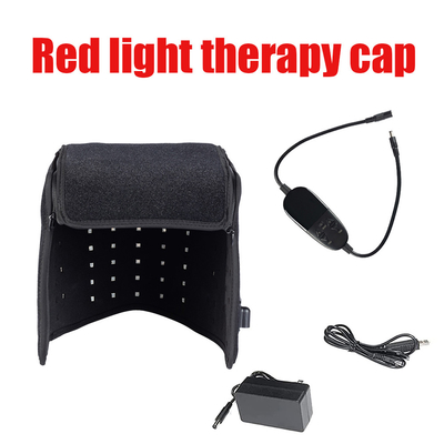 شراء غطاء نمو الشعر بالأشعة تحت الحمراء DC12V 172 قطعة 660 نانومتر 43 قطعة 880 نانومتر لعلاج تساقط الشعر التصنيع عبر الإنترنت