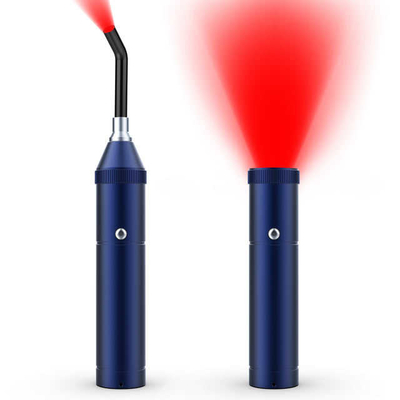 شراء 460nm 900nm المحمولة LED الأشعة تحت الحمراء العلاج بالضوء الأحمر الشعلة للقرحة الباردة التصنيع عبر الإنترنت