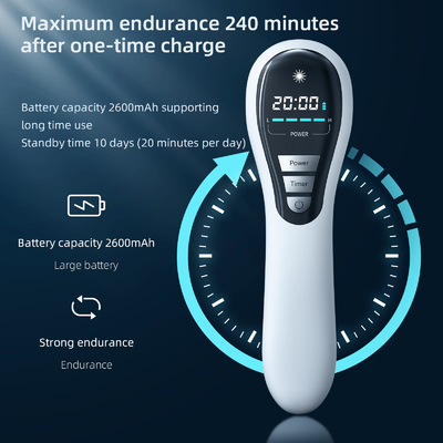 شراء جهاز محمول يدوي 650nm 808nm آلة العلاج بالليزر البارد لتخفيف الألم التصنيع عبر الإنترنت