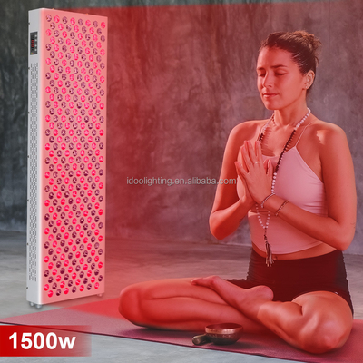 شراء 1500W لوحة العلاج بالضوء الأحمر 630 660 810 850nm العناية بالبشرة LED لوحة العلاج بالضوء الأحمر التصنيع عبر الإنترنت
