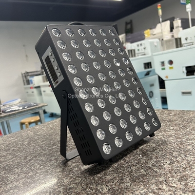 شراء رعاية بشرة الوجه لوحة العلاج بالضوء الأحمر 300W جهاز العلاج المحمول LED مع لون الجسم الوردي والأسود التصنيع عبر الإنترنت
