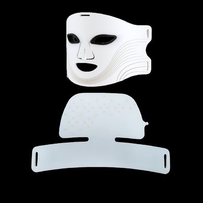 شراء OEM Factory of Silicone LED Facial Mask – 660nm Red Light + 850nm Infrared + Blue + Purple Modes التصنيع عبر الإنترنت