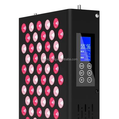 لوحة العلاج بالأشعة تحت الحمراء القريبة للضوء الأحمر كامل الجسم مع 200pcs * 5W LED Chip 480/630/660/670/810/830/850Nm لون قابل للتخصيص