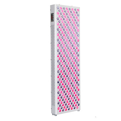 660nm 850nm لوحة العلاج بالأشعة تحت الحمراء القريبة للضوء الأحمر لعلاج الجسم بالكامل 5W*300Leds 2pcs*1500W لوحة 1pc Stand