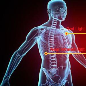600W الصفحة الرئيسية Ues بالقرب من الأشعة تحت الحمراء LED جهاز العلاج من سبائك الألومنيوم 0