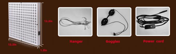 660nm بالقرب من مصباح الأشعة تحت الحمراء الأحمر بقيادة ضوء العلاج لوحة 850nm 45w الألومنيوم 0