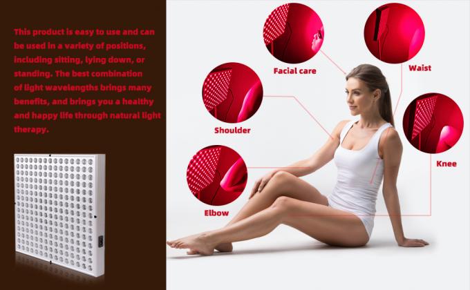 660nm بالقرب من مصباح الأشعة تحت الحمراء الأحمر بقيادة ضوء العلاج لوحة 850nm 45w الألومنيوم 1