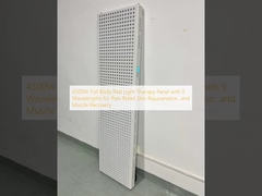 لوحة علاج بالضوء الأحمر لكامل الجسم بقوة 4500 واط مع 9 أطوال موجية لتخفيف الألم وتجديد البشرة وتعافي العضلات